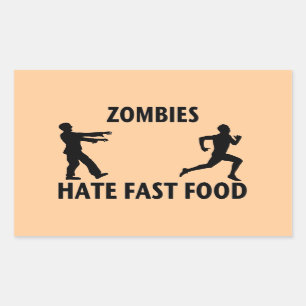 Zombie Fast Food Sticker