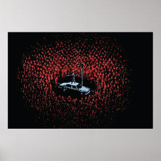 Zombie folie beaux-arts Poster