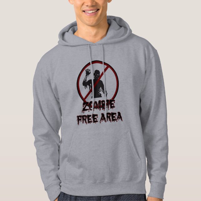 Zombie Free Hoodie (Front)