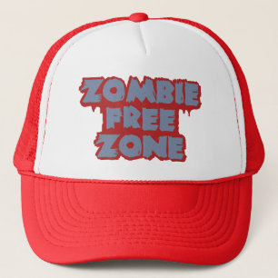 Zombie Free Zone hat - choose colour