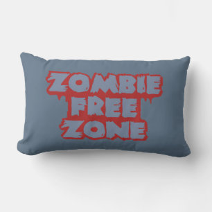 Zombie Free Zone personnalisée Jeter oreiller