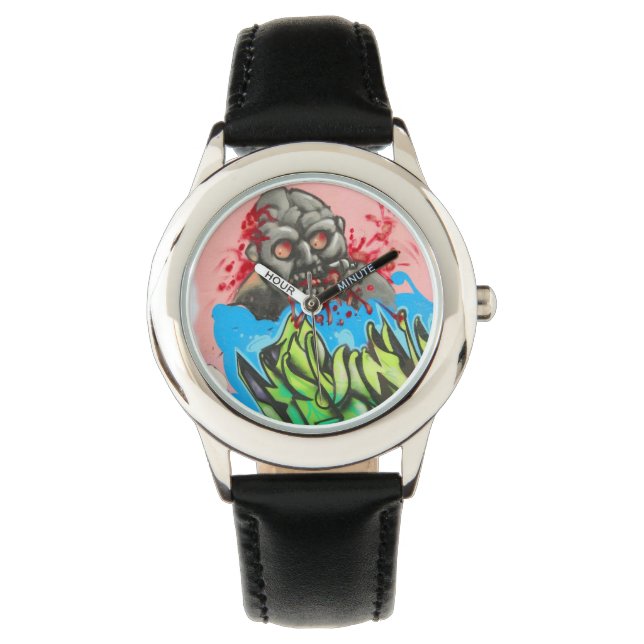 Zombie Fresh ! Montre pour enfants (devant)