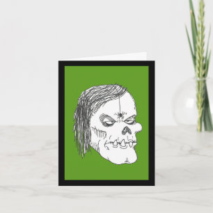 Zombie Ghoul with Bug Get-well Card
