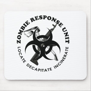 Zombie Gift Response Team Gifts Customize Mouse Pad