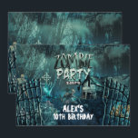 Zombie Graveyard Birthday Party Invitations<br><div class="desc">Zombie Graveyard Birthday Party Invitations</div>