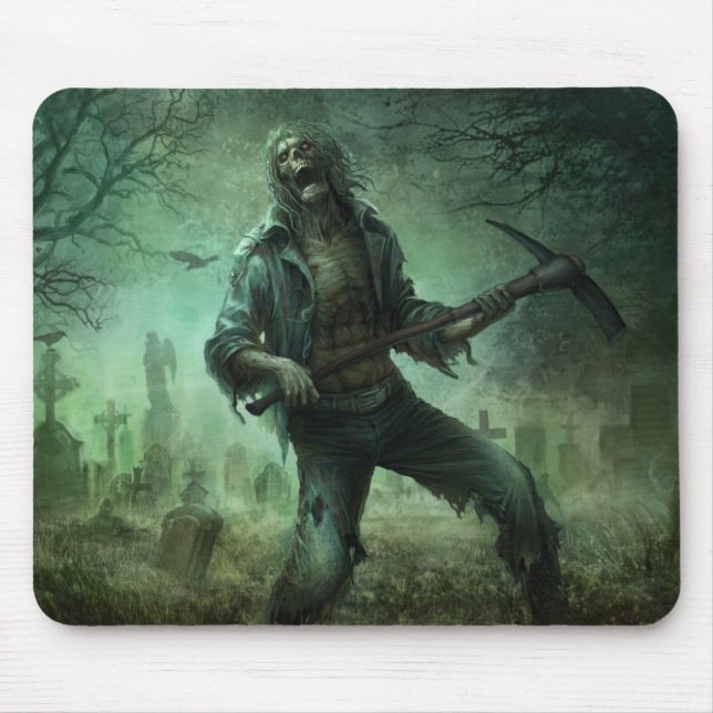 Zombie Graveyard, Mouse Pad (Front)