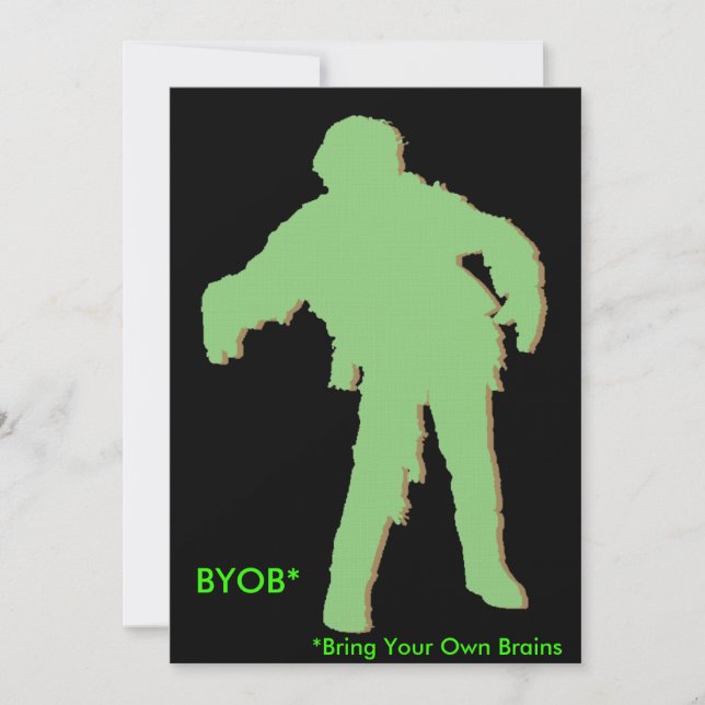 Zombie Green Silhouette (Front)
