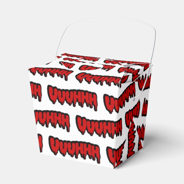 Zombie Groan Favour Box (Front Side)