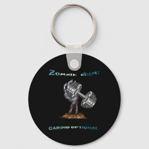Zombie Gym: Cardio Optional Zombie Gym Keychain