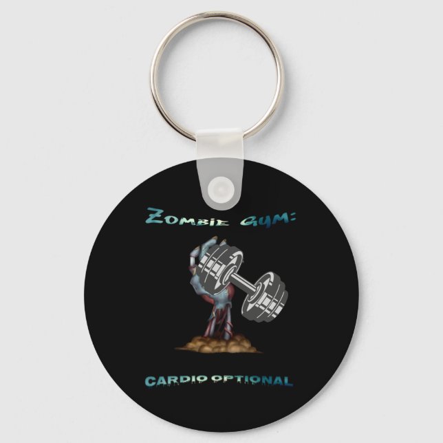 Zombie Gym: Cardio Optional Zombie Gym Keychain (Front)
