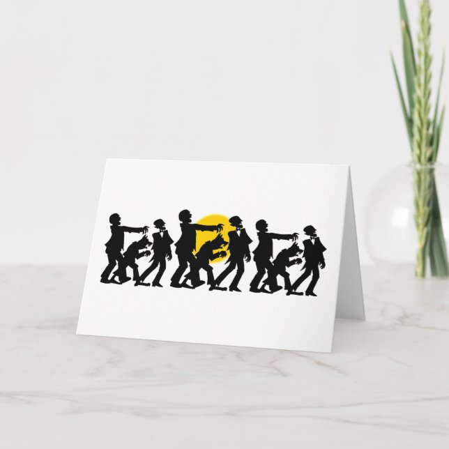 Zombie Halloween Card (Front)