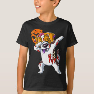 Zombie Halloween Dog T-Shirt