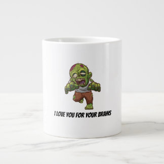 Zombie Halloween Graphic Large Coffee Mug
