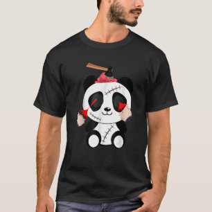 Zombie halloween Halloween zombie panda Panda T-Shirt