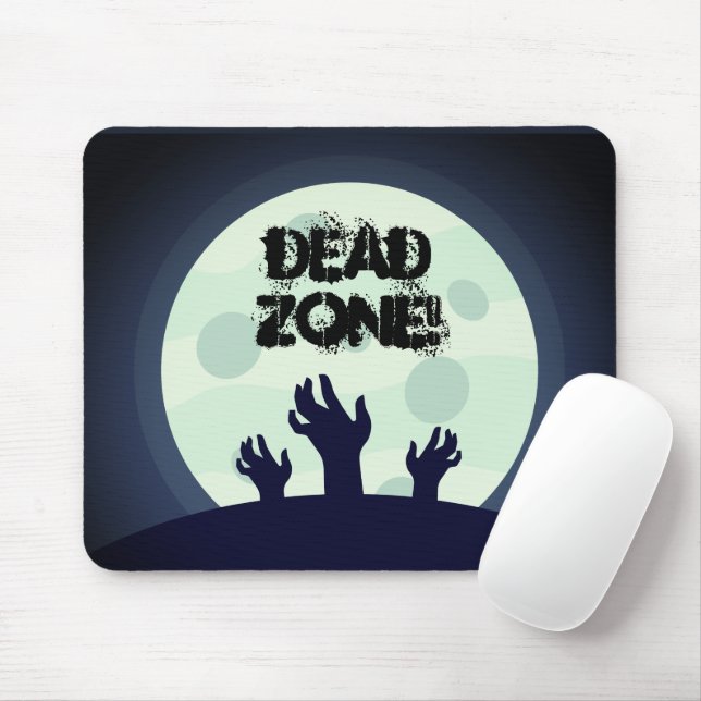 Zombie Halloween Mouse Pad (With Mouse)