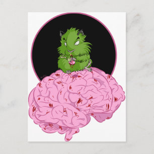 Zombie Hamster Postcard