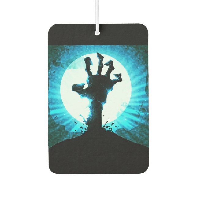 Zombie Hand in Moonlight Air Freshener (Front)