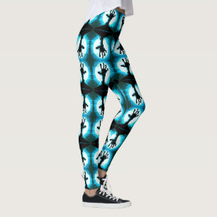 Zombie Hand in Moonlight Leggings