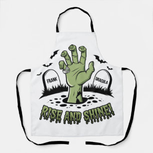 Zombie Hand Rising Halloween Design Fun and Spooky Apron