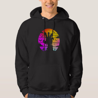 Zombie Hand Scary Colourful Halloween Hoodie