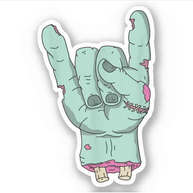 Zombie Hands Horror Halloween Tshirt - Broken Bone (Front)