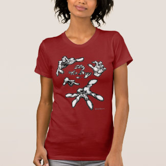 Zombie Hands Ladies T-shirt