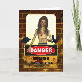 Zombie Happy Birthday Card