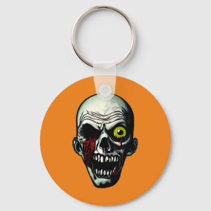 Zombie Head Keychain