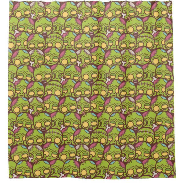Zombie Head Seamless Pattern (Front)