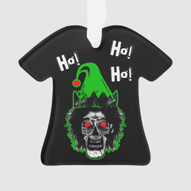 Zombie - Ho ! Ho ! Ho ! Casquette courbé sur noir (devant)