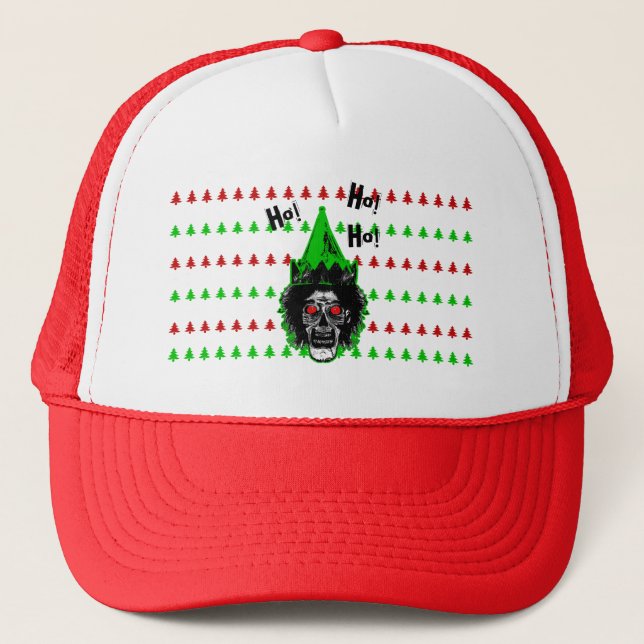 Zombie - Ho! Ho! Ho! Trucker Hat (Front)