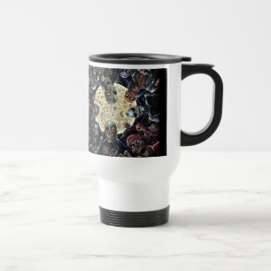 Zombie horde attack travel mug