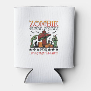 Zombie Human Organs Liver Transplant Halloween Gra Can Cooler