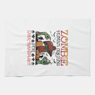 Zombie Human Organs Liver Transplant Halloween Gra Kitchen Towel
