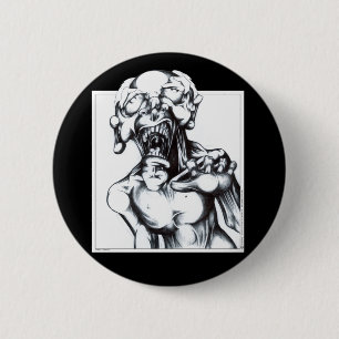 Zombie Hunger 2 Inch Round Button