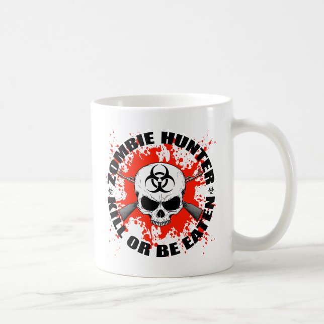 Zombie Hunter 1 Coffee Mug (Right)