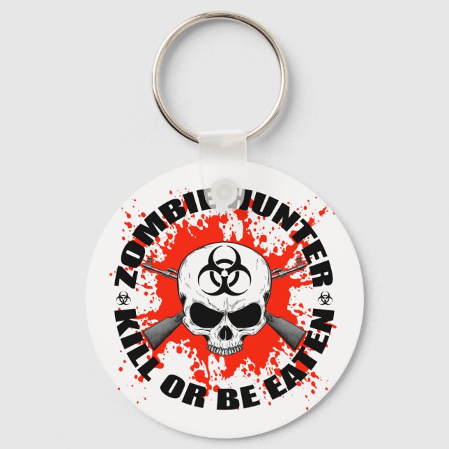 Zombie Hunter 1 Keychain (Front)
