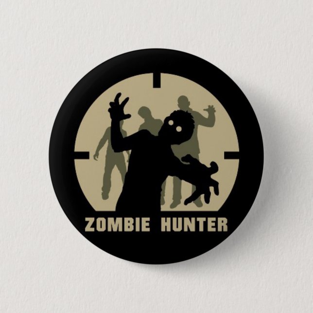 zombie hunter button (Front)