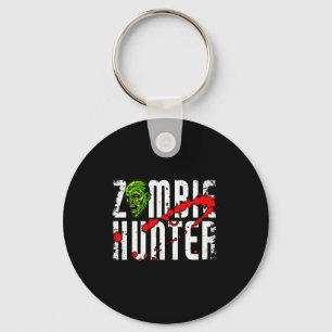 Zombie Hunter _ Halloween Apparel Funny Halloween  Keychain