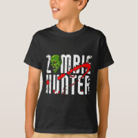 Zombie Hunter _ Halloween Apparel Funny Halloween 