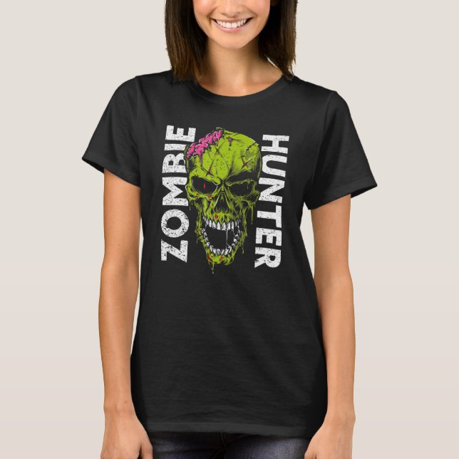 Zombie Hunter Halloween Apparel Halloween 1 T-Shirt (Front)