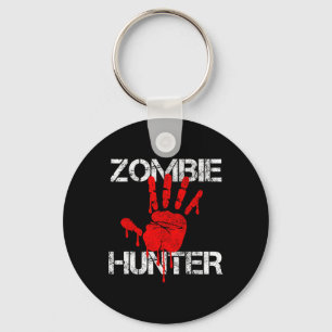 Zombie Hunter Halloween Hunting Blood Hand Outfit Keychain