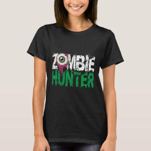 Zombie Hunter Halloween Shirt Cute With An Eye Hun