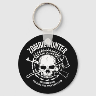 Zombie Hunter Keychain