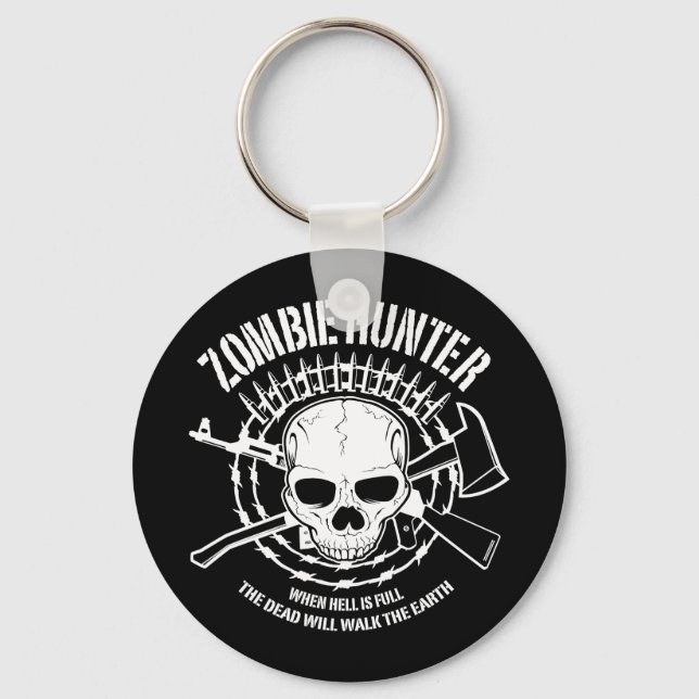 Zombie Hunter Keychain (Front)