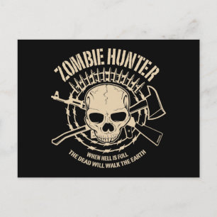 Zombie Hunter Postcard