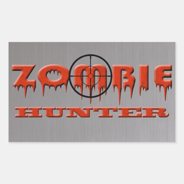 Zombie Hunter Sticker (Front)