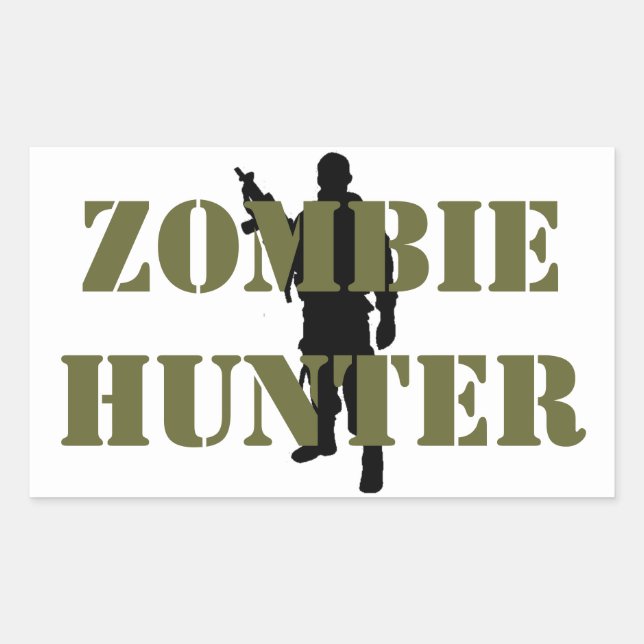 ZOMBIE HUNTER STICKER (Front)