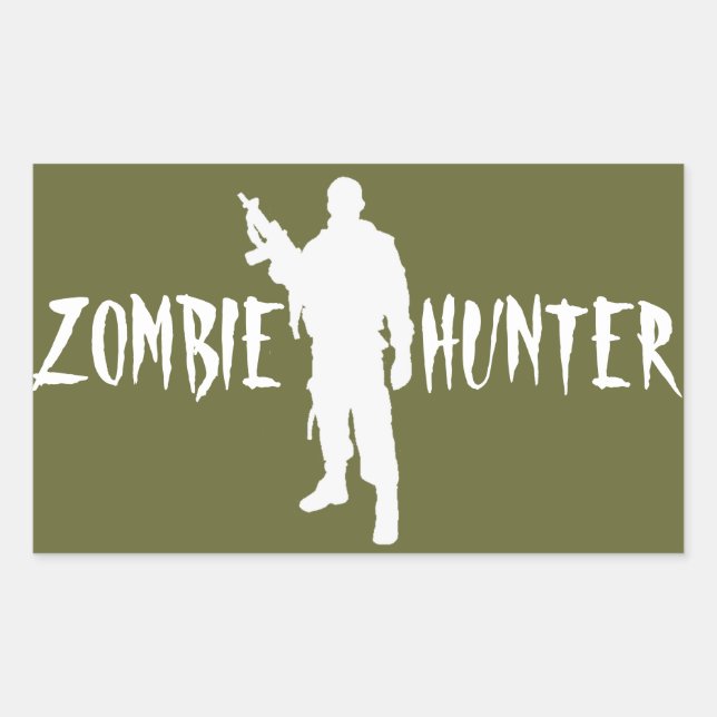 ZOMBIE HUNTER STICKER (Front)