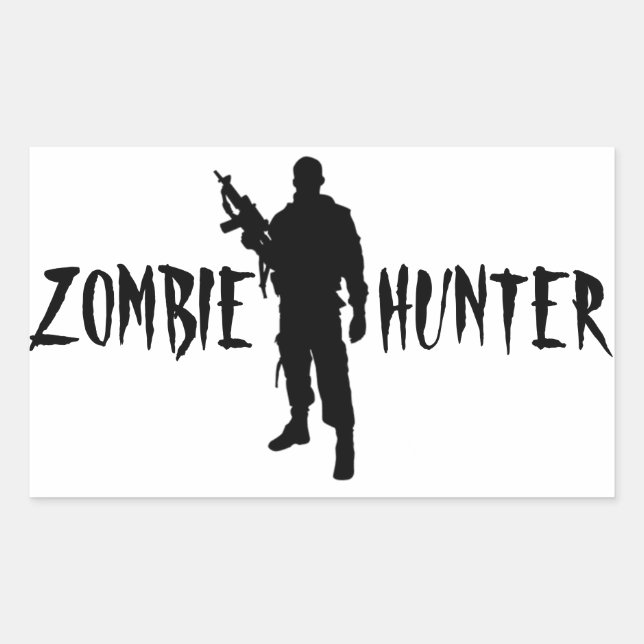 ZOMBIE HUNTER -STICKER STICKER (Front)